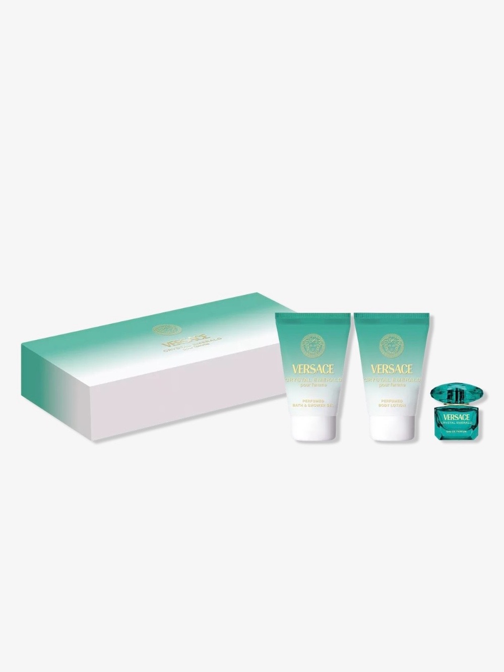 New Versace Crystal Emerald Gift Set